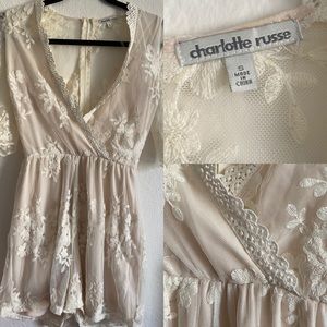 Lace Charlotte Russe Romper Size S